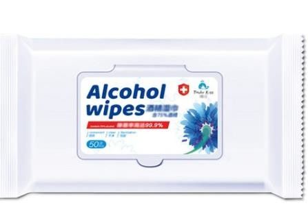 Strofinate bagnate non tessute dell'anti alcool batterico di 75%/strofinate di sterilizzazione bagnate
