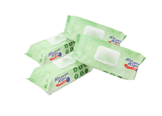 Strofinate bagnate adulte delicate eliminabili del tessuto non tessuto di Spunlace