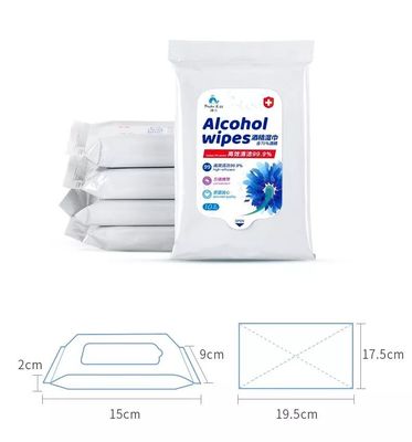 le strofinate bagnate dell'alcool di 10pcs 75% hanno basato il disinfettante di pulizia sterile della mano