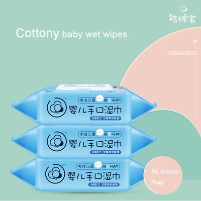 La pulizia libera del bambino del sapone pulisce il materiale di Spunlace per neonato
