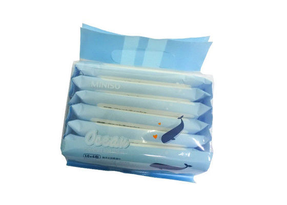 10pcs bianco * 6 nessun strofinate bagnate del bambino ultra molle di fragranza